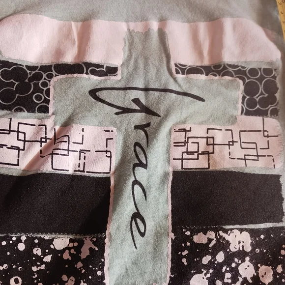 3 Christian Womans Tees XL Bella+Canvas Green Purple Gray Everyday Wear🙏 - Picture 6 of 16